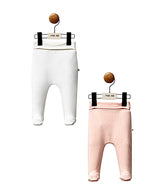 Pack Pantalons duo saumon blanc
